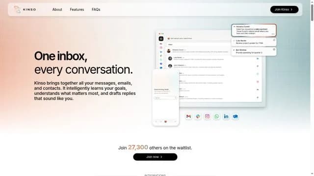 Kinso: Kinso · website